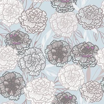 Brown and grey seamless pattern print background. Stock Illustration