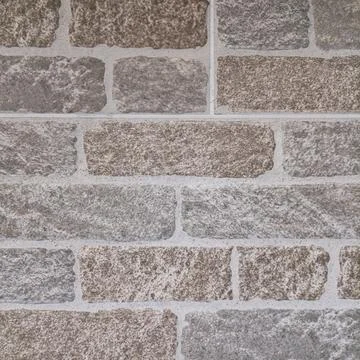 Brown and Grey Stone Tile Wall Texture — Brick Pattern Background Stock Photos