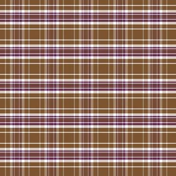 Brown and Purple Plaid Pattern for Autumn Textiles and Fabric Design イラスト素材