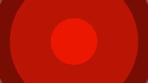 Brown and red concentric circles on white background an abstract composition Stock Footage 333332060