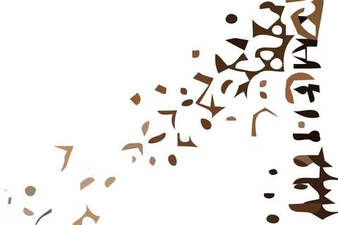 Brown and white background. Abstract vector. Modern geometric design. 2D rend Stock Illustration