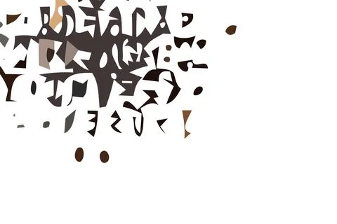 Brown and white background. Abstract vector. Modern geometric design. 2D rend Stock Illustration