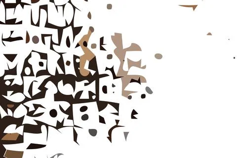 Brown and white background. Abstract vector. Modern geometric design. 2D rend Stock Illustration