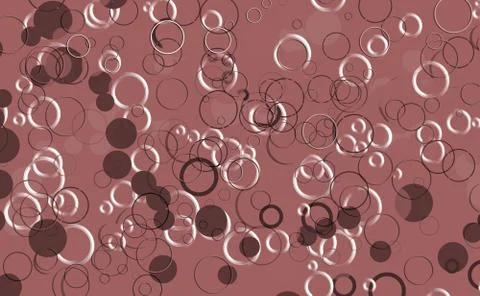 Of brown and white circles Stock Illustration