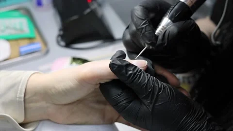 Brown and white Easter eggs decorated in the form of unicorns on a green and Stock-Footage 149757571