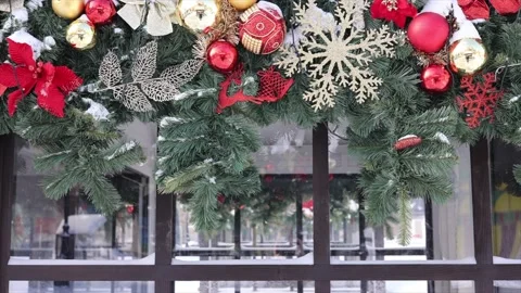 Brown and white Easter eggs decorated in the form of unicorns on a green and Stock-Footage 149757713