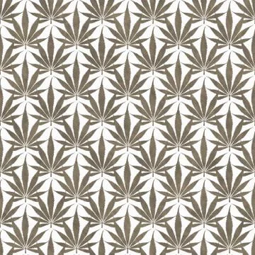 Brown and white marijuana leaf pattern repeat background 스톡 일러스트