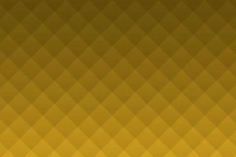 Brown and yellow gradient quilted square pattern background Illustrazione stock