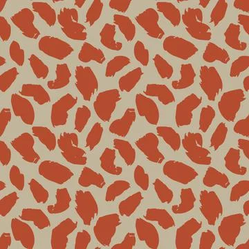 Brown Animal Leopard Seamless Pattern Background 스톡 일러스트