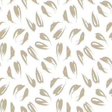 Brown Animal Leopard Seamless Pattern Background Stock Illustration