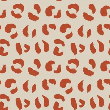 Brown Animal Leopard Seamless Pattern Background 스톡 일러스트