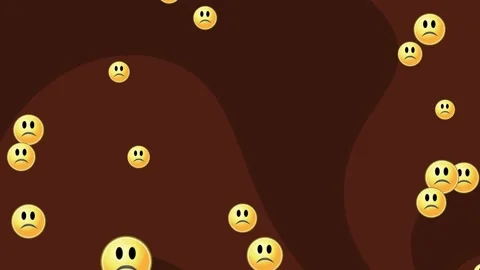 Brown Animated Background Smiley Emotico... | Stock Video | Pond5