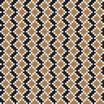 Brown Argyle Seamless Pattern Background Illustrazione stock