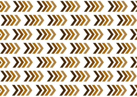 Brown arrow pattern Stock Illustration