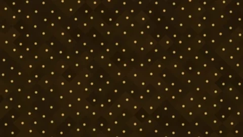 Brown background with golden dots in a random pattern Stock Footage 340294670