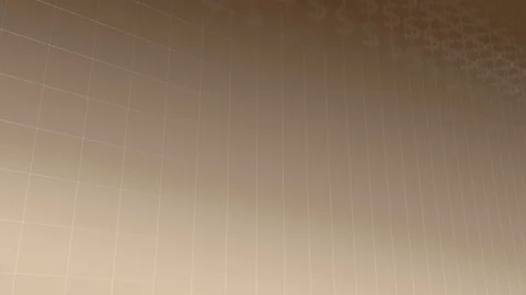 Brown Background with moving Dollar-Symbols, loop-able Stock Footage 77326267