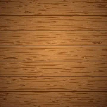 Brown background or texture, horizontal wooden planks wall, table, floor surface Stock Illustration