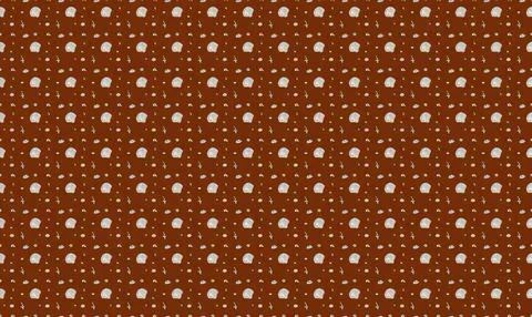Brown background with small beige dotted pattern Stock Illustration