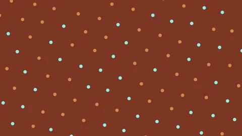 Brown background with small light blue polka dot pattern 库存插图