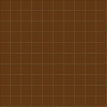 Brown background of square plates. Simple flat design for website design, ban Stock Illustration