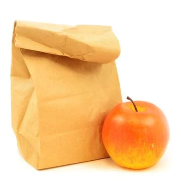 Brown Bag Lunch Stock Photos