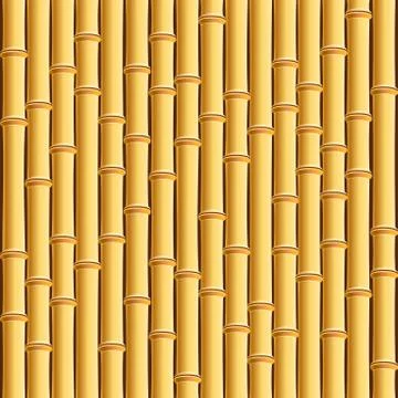 Brown Bamboo Stick Pattern Background. Vector Illustration