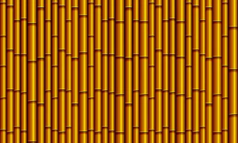 Brown bamboo stick pattern background. Vintage bamboo art. retro style. Stock Illustration