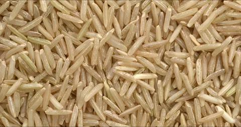 Brown basmati rice background texture. Stock Footage 297899440