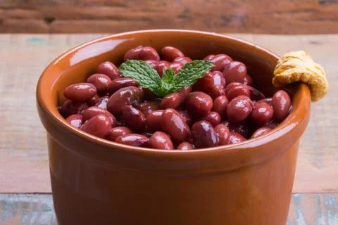 Brown Beans Foto stock