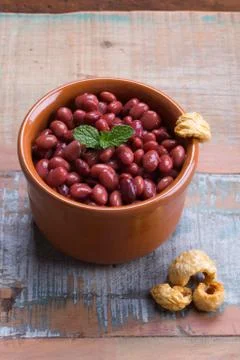 Brown Beans Foto stock