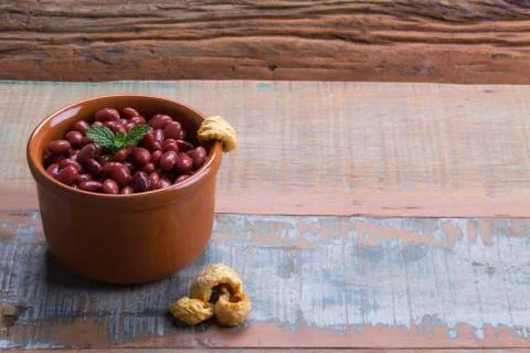 Brown Beans Foto stock