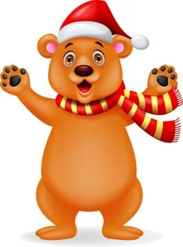 Brown bear cartoon Stock Illustration