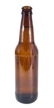 Brown beer bottle Fotos de archivo