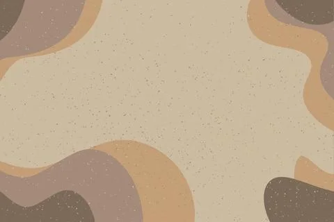 Brown beige background vector for background design circles Stock Illustration