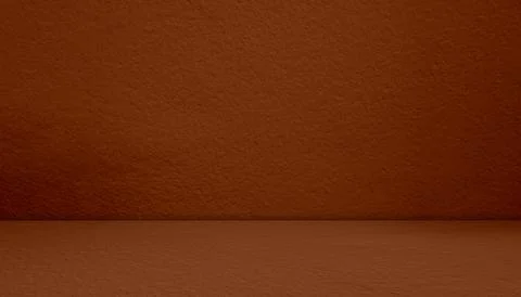 Brown Beige Background Wall Studio Room Solid Kitchen Podium Floor Illustrazione stock