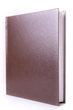 Brown blank book Stock Photos