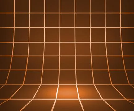 Brown blueprint stage Stock Illustration