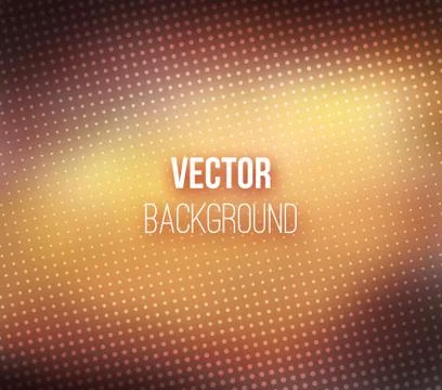 Brown Blurred Background With Halftone Effect Stock Illustration