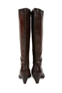 Brown boots with clipping path 库存照片