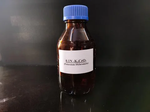 Brown bottle filled with reagent solution 10 Stock Photos