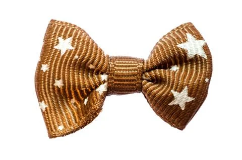 Brown bow. Stock Photos