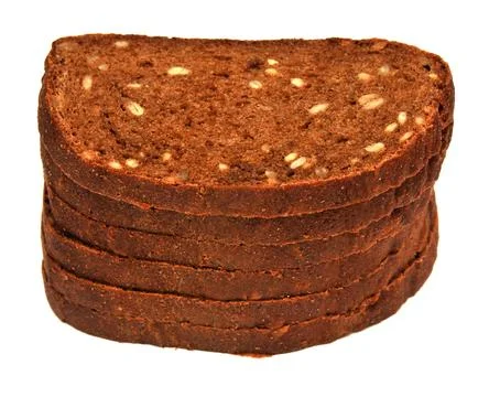 Brown bread slice Stock-Fotos