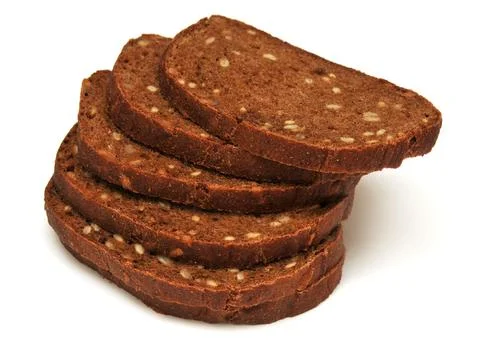 Brown bread slice Stock-Fotos
