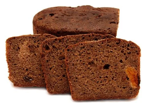Brown bread slice Stock-Fotos