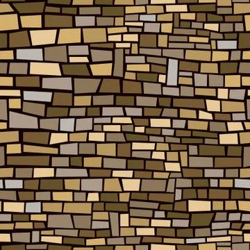 Brown brick background Stockillustratie