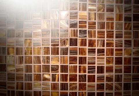 Brown brick background Foto stock