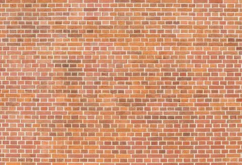 Brown brick block wall pattern Stock Photos