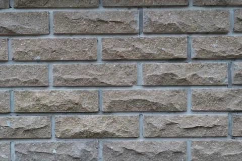 Brown brick wall. background Foto stock