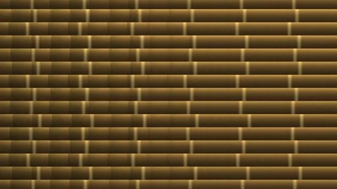 Brown brick wall with even texture and uniform pattern Stock Footage 339428795