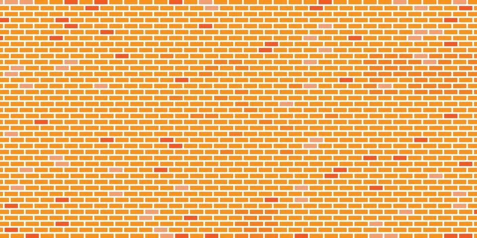 Brown brick wall geometric pattern background. Abstract backdrop Vector EPS 10. イラスト素材